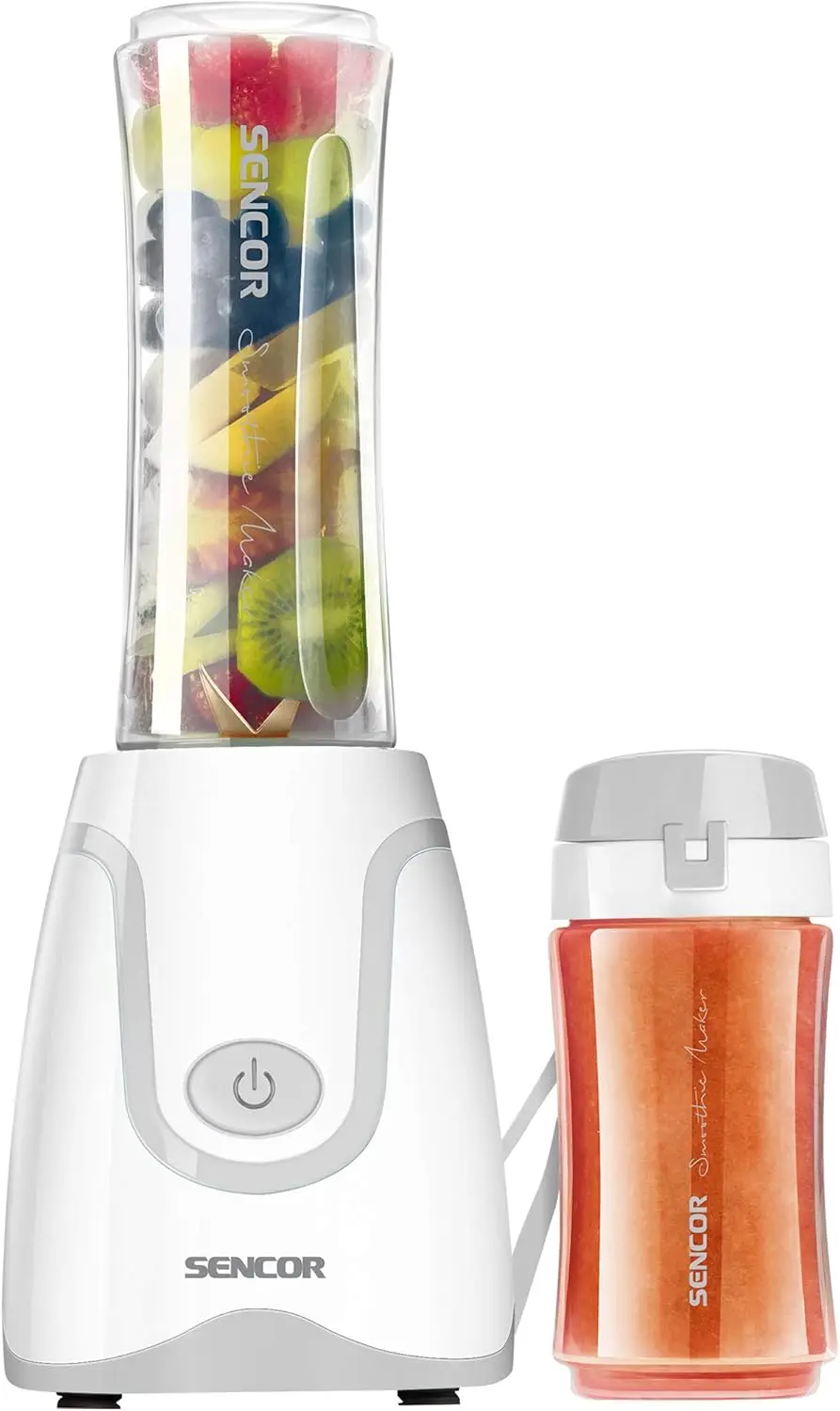 

SBL2200WH 300W Smoothie Blender with 2 Impact Resistant BPA Free Bottles, White