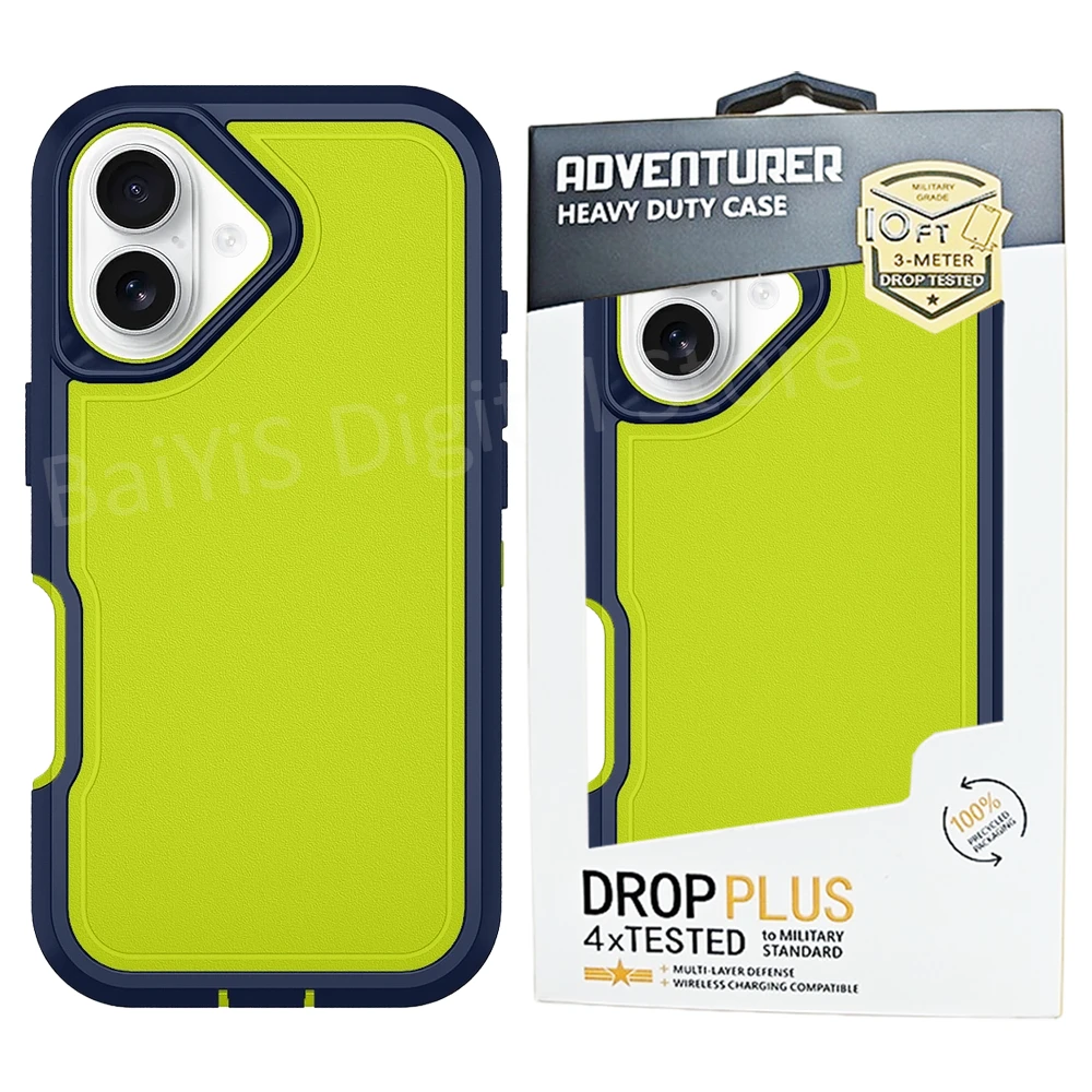 Capa Protetora Híbrida Reforçada Defender para iPhone 17 Pro Max 17e Air, Camada Dupla, Proteção Pesada Contra Quedas, com Caixa de Embalagem