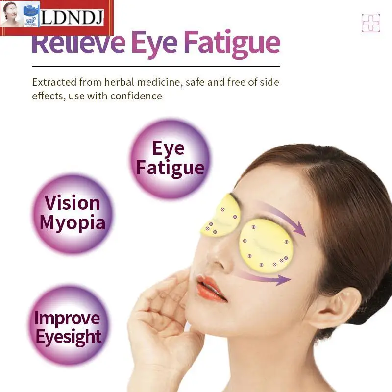 Patch de soin pour les yeux à base de plantes lutéine, myopie, amélioration de la vision, Charleroi, veille, yeux secs et démangeaisons, myrtille, protection de la vue, masque pour les yeux, 100 pièces