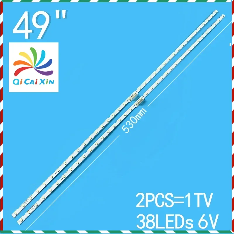 

LED Backlight Strip For Samsung 49NU7100 UN49NU7100 UE49NU7100 UN49NU7100AG UN49NU7100G UN49NU7300 UE49NU7300U UE49NU7170U