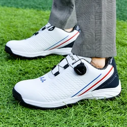 Męskie buty golfowe Profesjonalne sportowe trampki golfowe Wodoodporne buty sportowe Golfing Buty antypoślizgowe Wygodne buty rekreacyjne