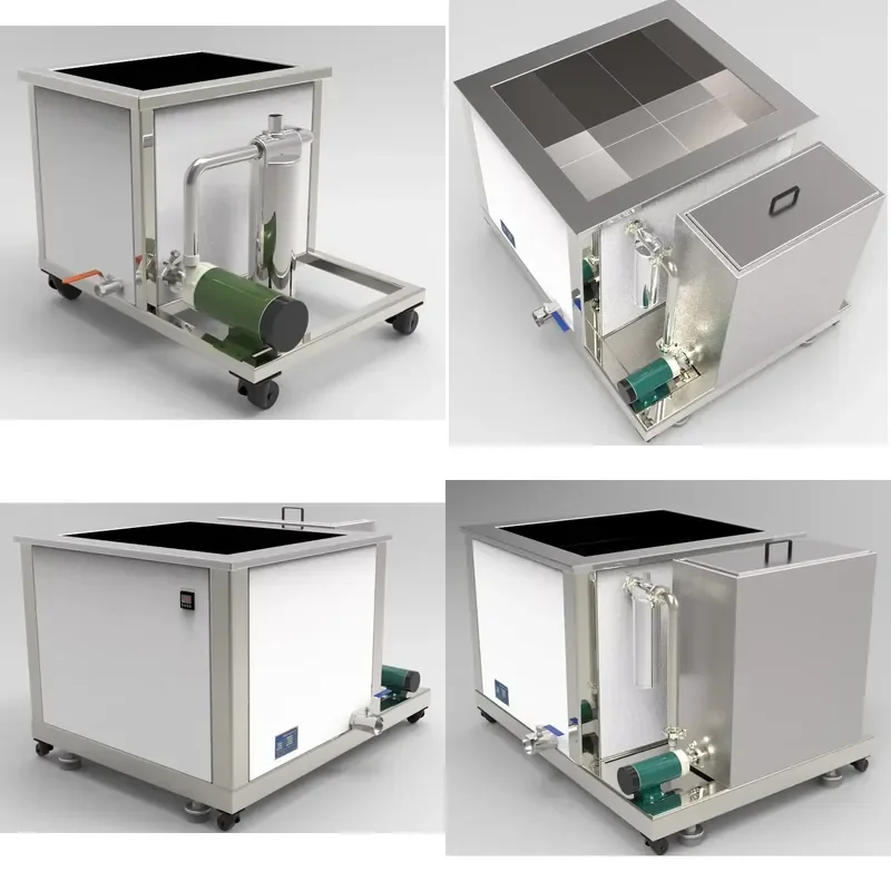 360L Engine Block Ultrasonic Cleaner with Oil Filter Recycling System for Industrial Parts Cleaning and Maintenance