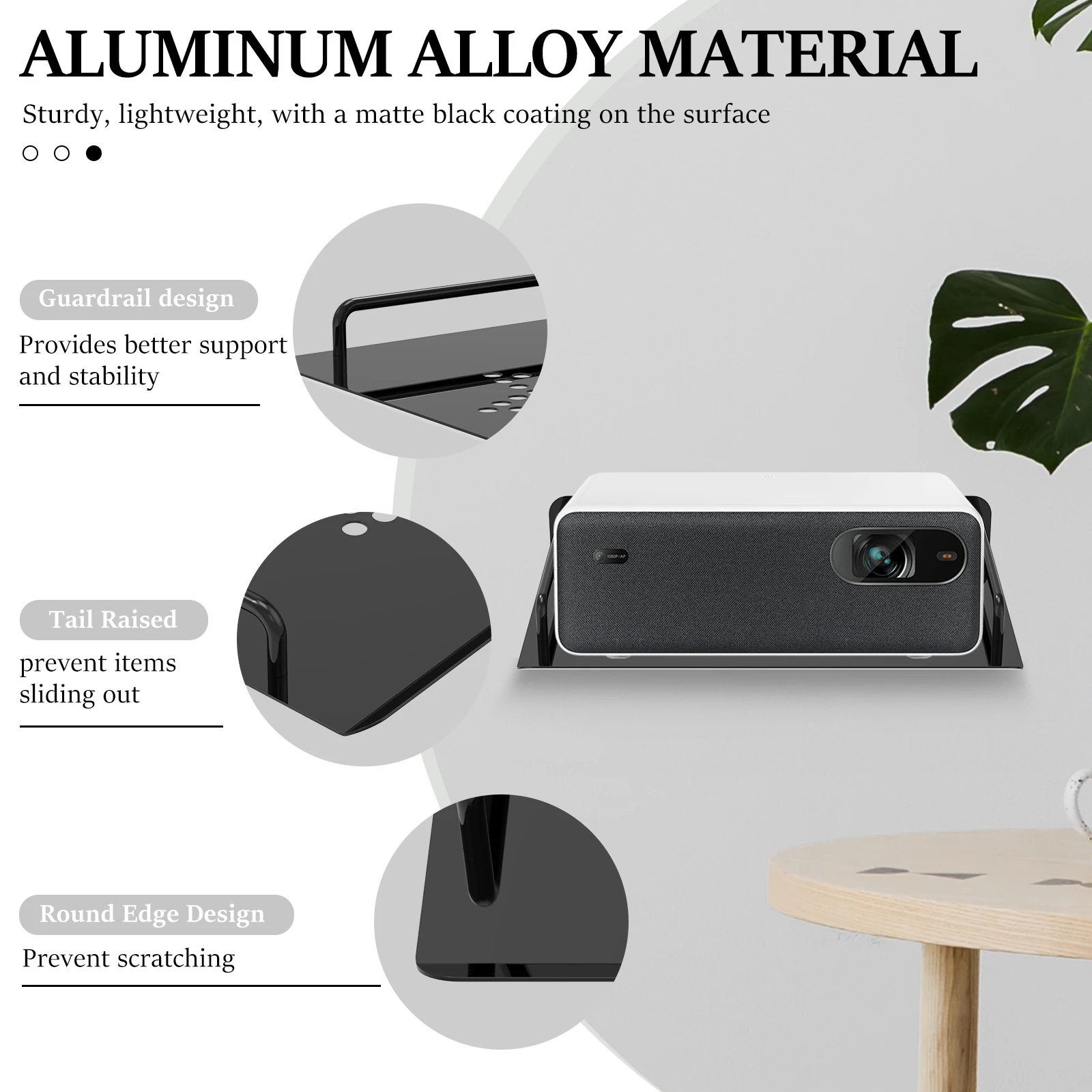 Router Wall Shelf Holder Projector Stand Multi-purpose WiFi Set-top Box Monitoring Holder DVD Player TV Set-Top Box Cable Box
