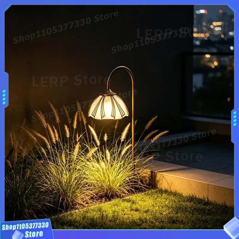 French Style Outdoor Waterproof Garden Light Villa Lawn Lamp Landscape Street Lighting Atmosphere Decor for Yard Pathway
