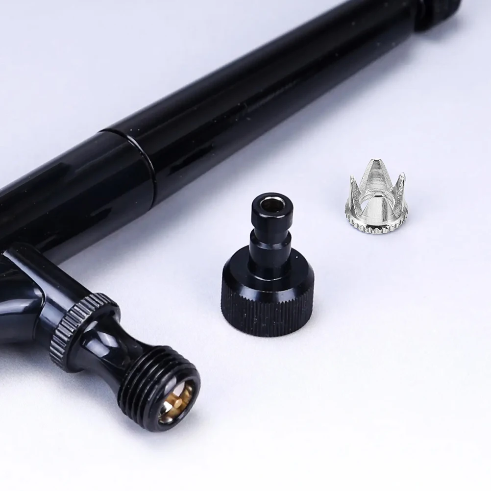 Ensemble de remplacement de capuchon de buse, 2 pièces, pièces de pulvérisation de précision durables, installation facile, Compatible avec les Kits d'aérographe à ongles, accessoires