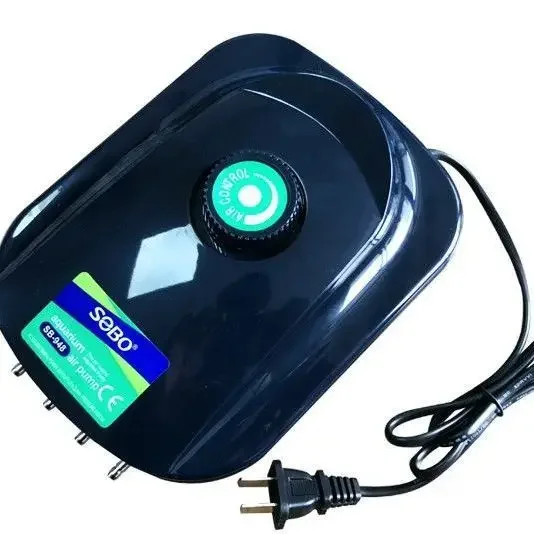 #Modern Eco-Friendly 5W Plastic Aquarium Oxygen Aerator 220V Air Extraction Pump Stone Material Square For Outdoor Fish Tank