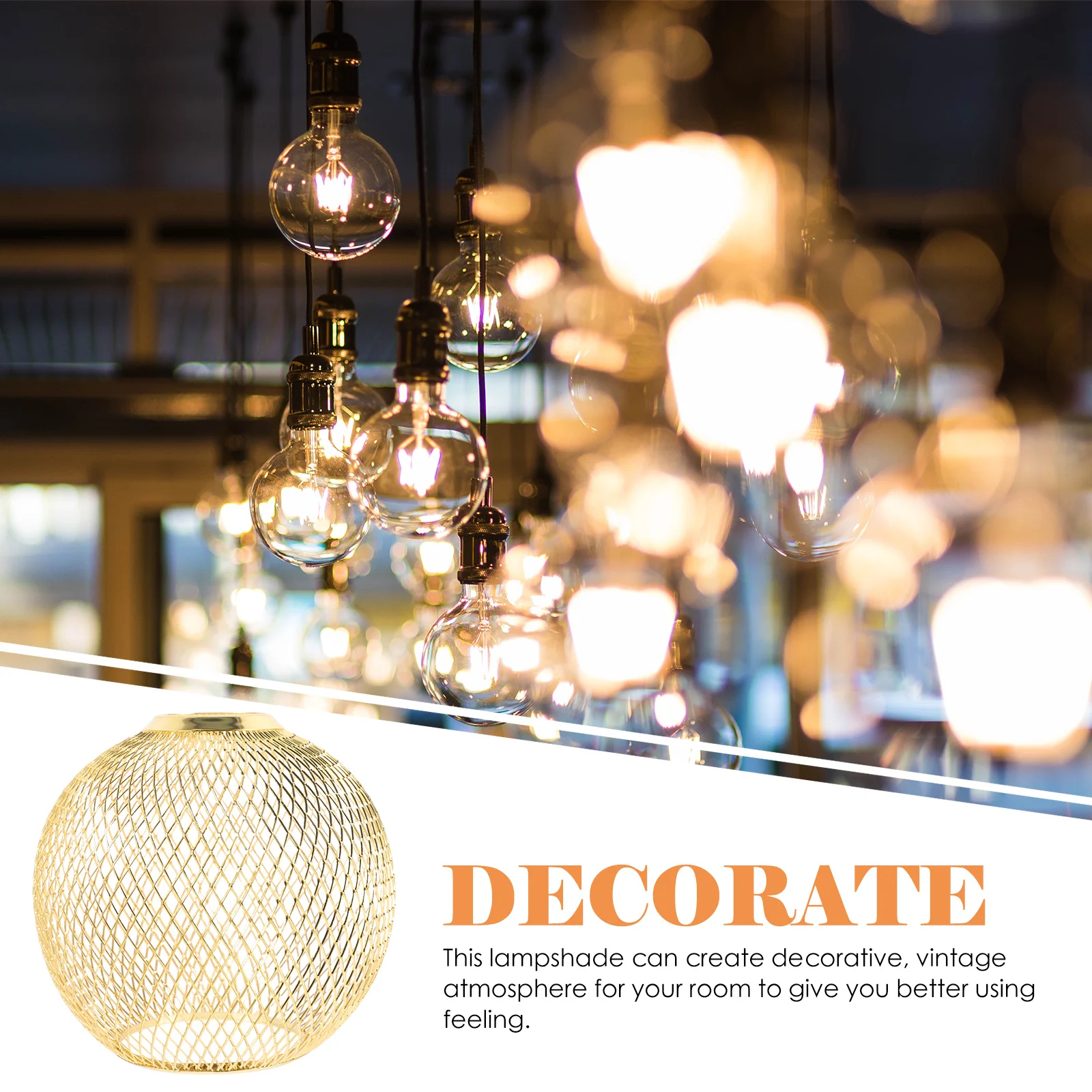 

Iron Hollow Out Lampshade Industrial Style Pendant Lamp Cover Decorative Metal Shade for Home Restaurant Bar Ceiling Lighting