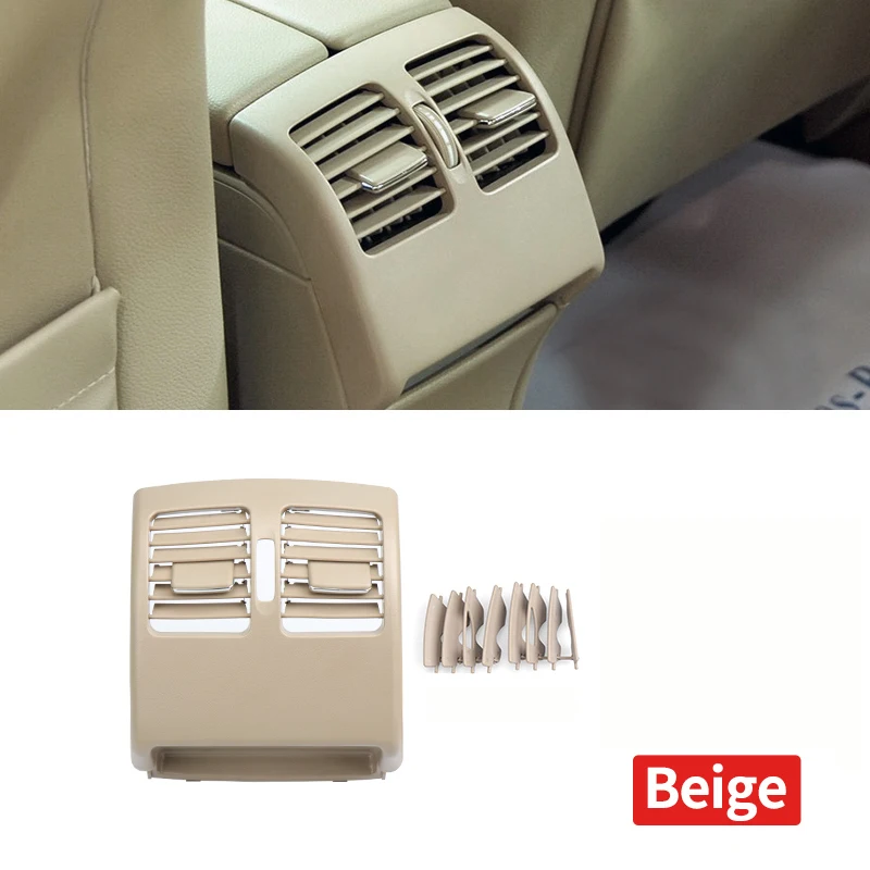 For Mercedes Benz W207 E COUPE W204 C Class C180 C200 C220 Rear Seat Air Conditioning AC Vent Grille Outlet Panel 2007-2013
