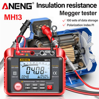 ANENG MH13 Megger Tester Insulation Resistance Meter Ohm AC/DC Voltage Earth High Voltage Digital Megohmmeter electrician Tools