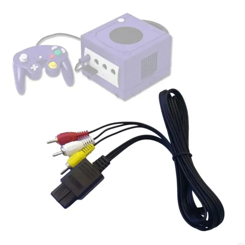 Composite Cable PVC Cord Vintage Gaming Cable Consoles  Adapter Game Accessories Simple to Operate for Gaming  N64 N0HC