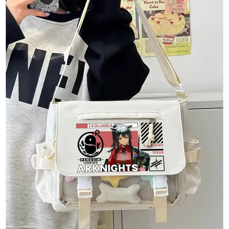 Arknights Single Shoulder Amiya Tutoring Barji Pain Texas Merchandise Anime Crossbody Bag Anime
