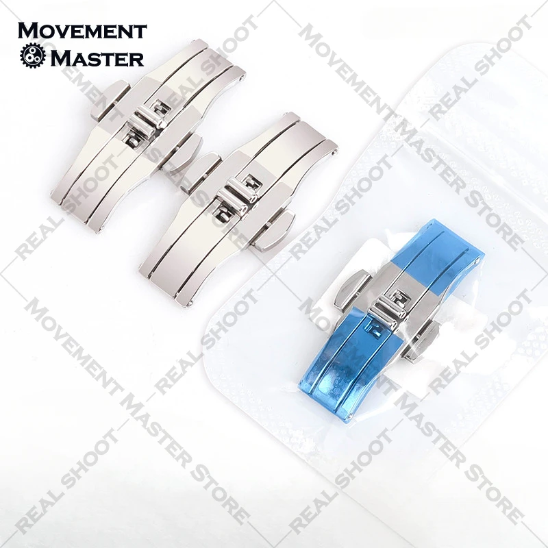 Unisex Butterfly Clasp Ceramic Tungsten Steel Watchband Buckle Dimond Watch Buckle Watch Accessories (Band) Connection