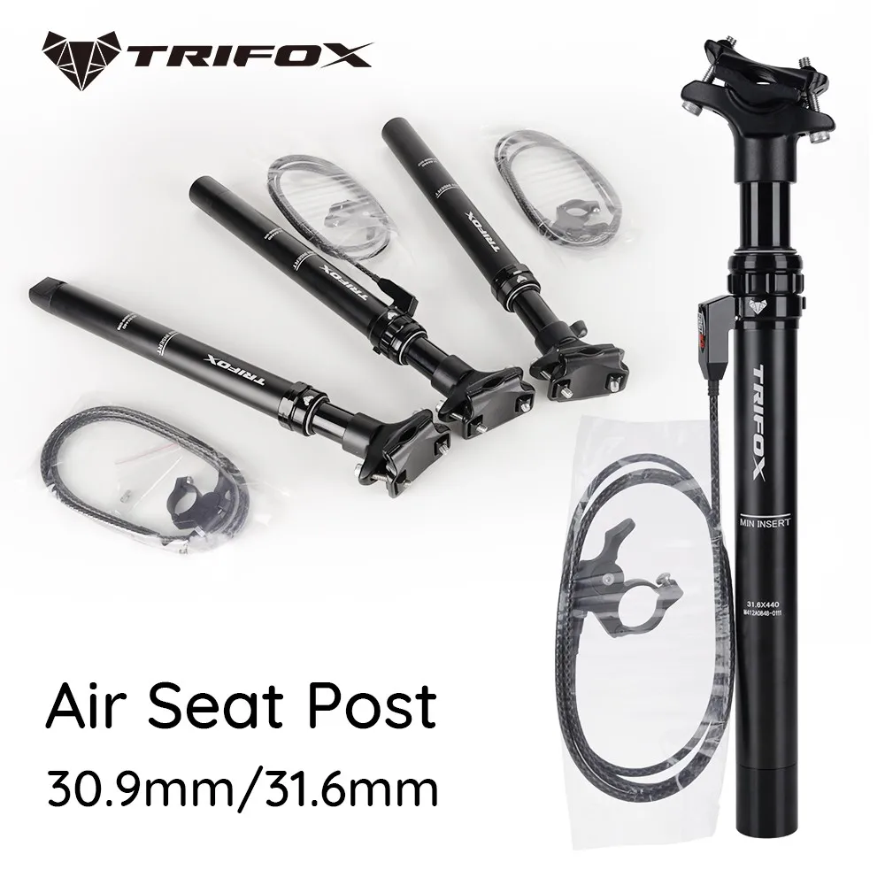 

TRIFOX Adjustable Height Seatpost 30.9/31.6mm Hydraul Dropper 125mm Travel 440mm External Internal Cable Mountain Bike Seat Tube