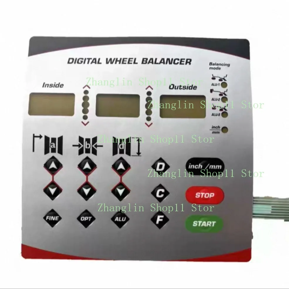 

1pc Balancing Machine Parts Keypad Operation Control Panel Touch Switch FitFor Unite U500/100/620 Key Panel