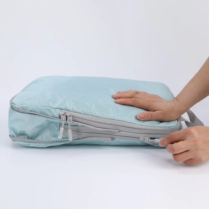 Homefish 4-teiliges Set komprimierbarer Reise-Organizer-Taschen, vertikal, wasserdicht, multifunktional, für Geschäftsreisen und Gepäckaufbewahrung – Detail 5