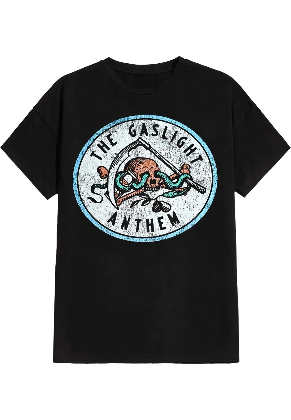 

TGA Skull Snake Graphic Printing Summer Luxury Brand Cotton Men's and Women's T-Shirt Short Sleeve Street Fashion Street Fashion