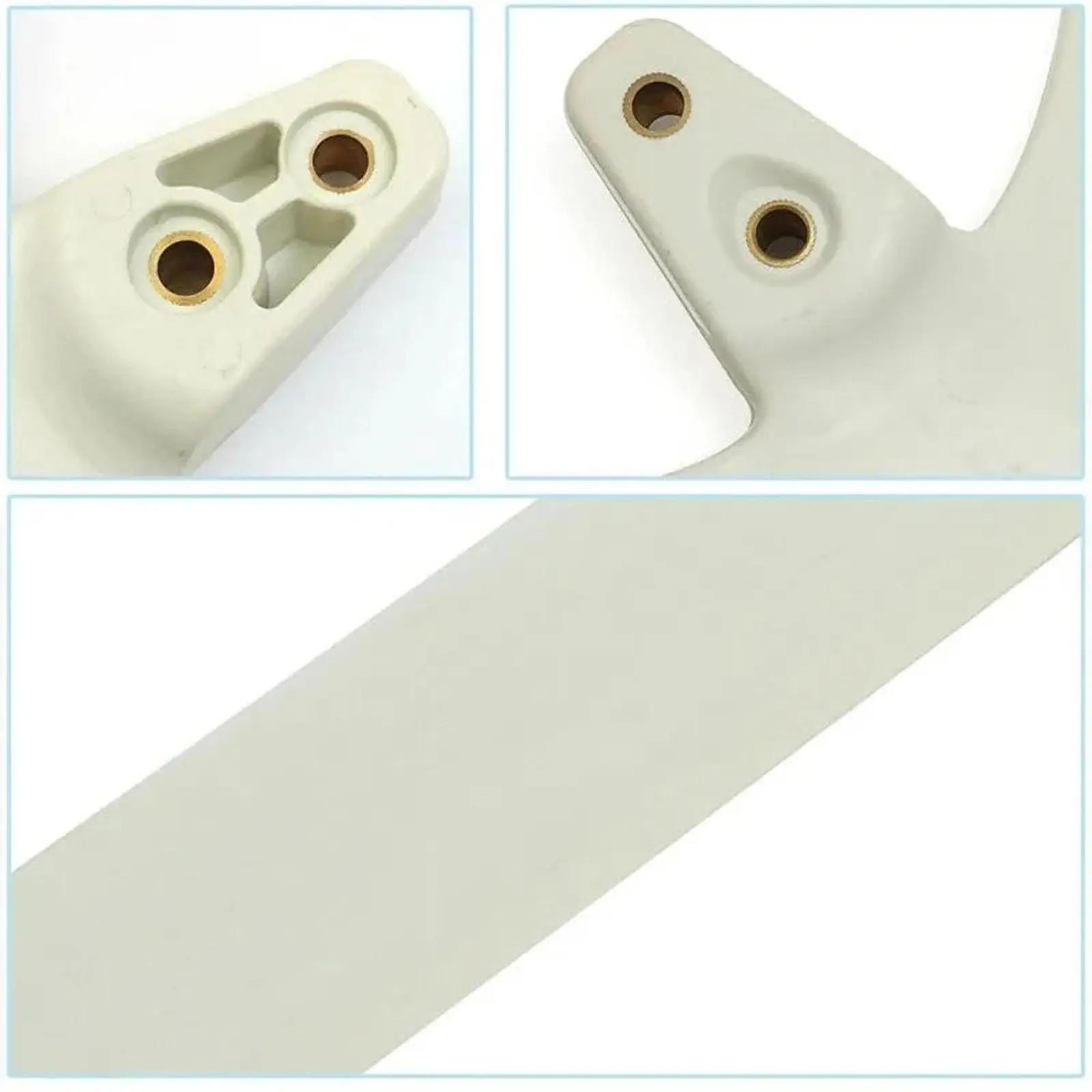 Wind Turbine Blade 55cm Fiberglass White Wing Horizontal Spare Windmill Accessory for DIY Home Turbine Upgrades