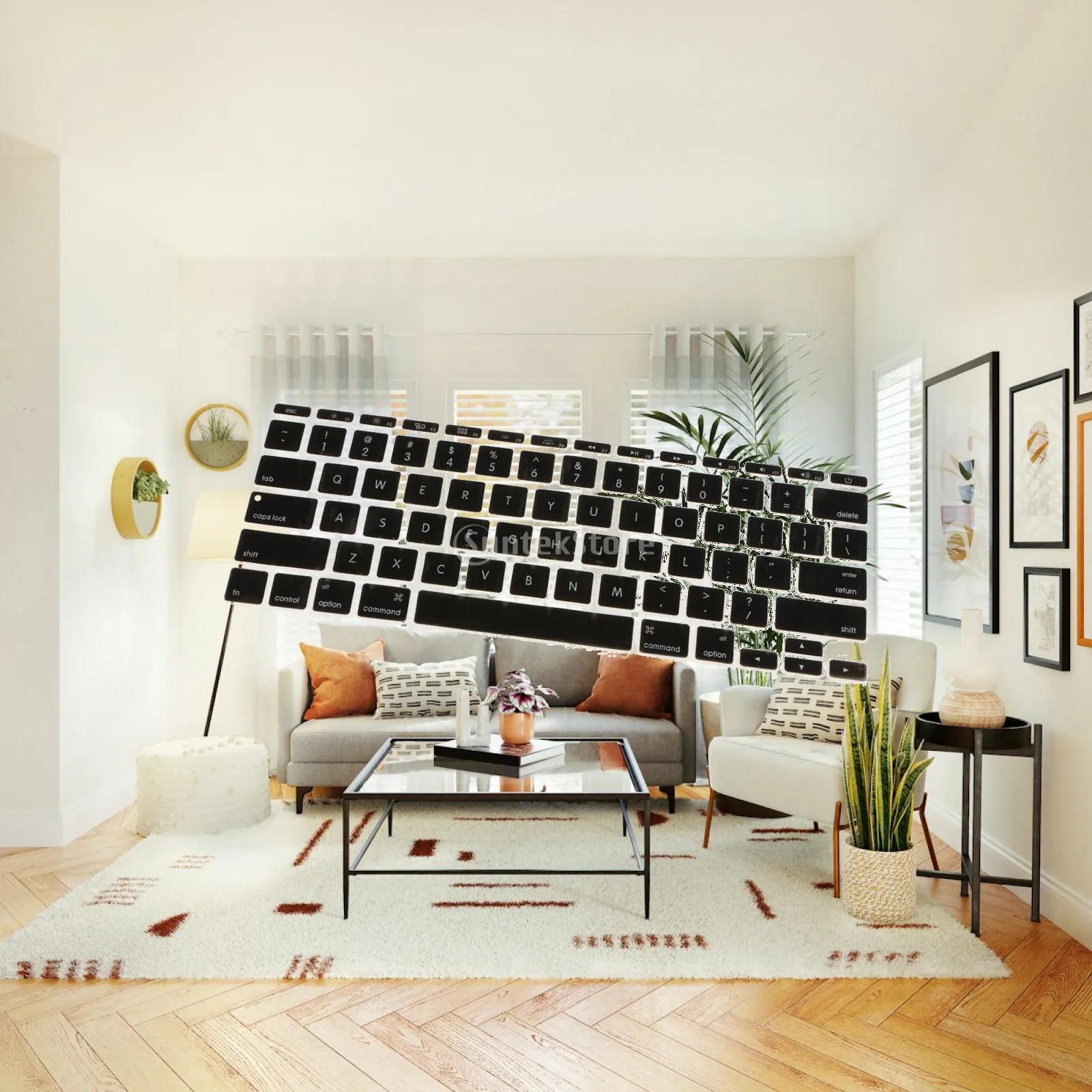 Transparent Silicone Keyboard Skin Keyboard Protective Film Dust Cover for Macbook Air 11.6 Inch Laptop Accessories