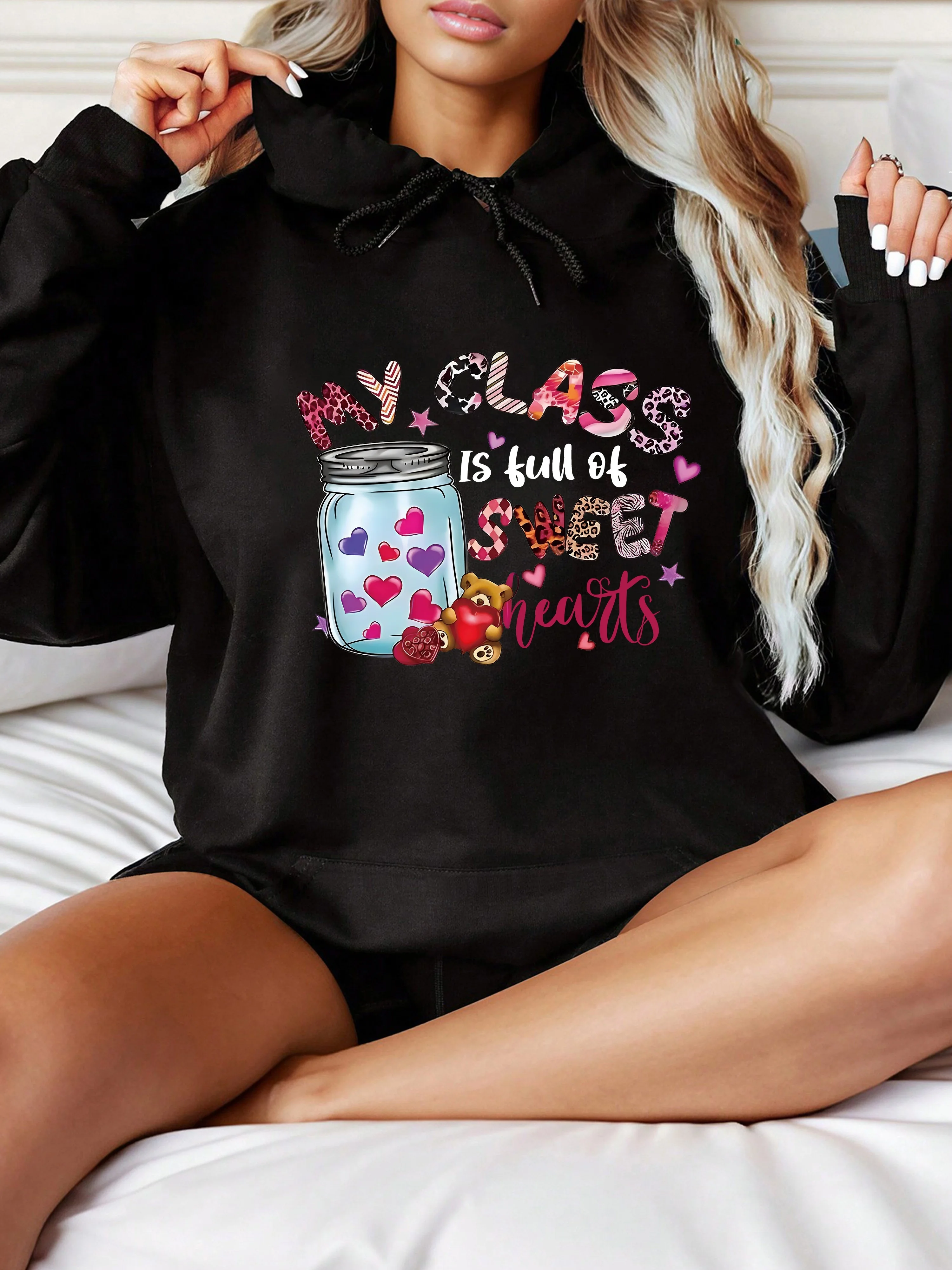 

Graphic Printing Autumn and Winter Pure Cotton Men's and Women's Hoodies Casual Outdoor Street Sports Training Brand Trend