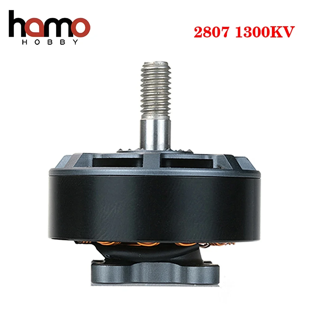 Hamo HOBBY 2807 1300KV Brushless Motor 4-6S LIPO for Long Distance Flight Shooting Applicable 7inch 8inch FPV Racing Drone