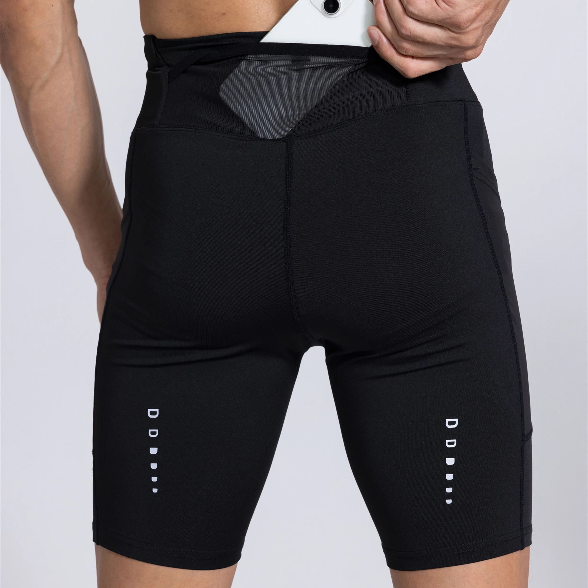 Men Women Yoga Running Shorts Pockets Outdoor Sports Half Pants Tights Exercise Fitness Gym Cycling Shorts Leggings Quick Drying
