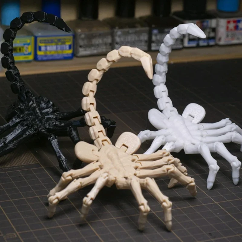 เอเลี่ยนดิสนีย์ขนาด25ซม.: Romulus facehugger ของเล่นที่สามารถเคลื่อนย้ายได้จาก3D อุปกรณ์ต่อพ่วงภาพยนตร์ของขวัญสำหรับเด็กของเล่นตกแต่งงานฝีมือรูปแกะสลักขนาดเล็ก