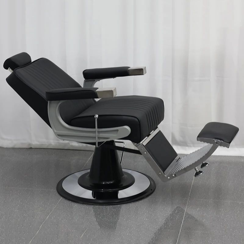 

Comfortable Luxury Barber Chairs Arm Accent Hair Salon Adjustable Modern Barber Chairs Metal Perm Salon Furniture Stoel Lslfy
