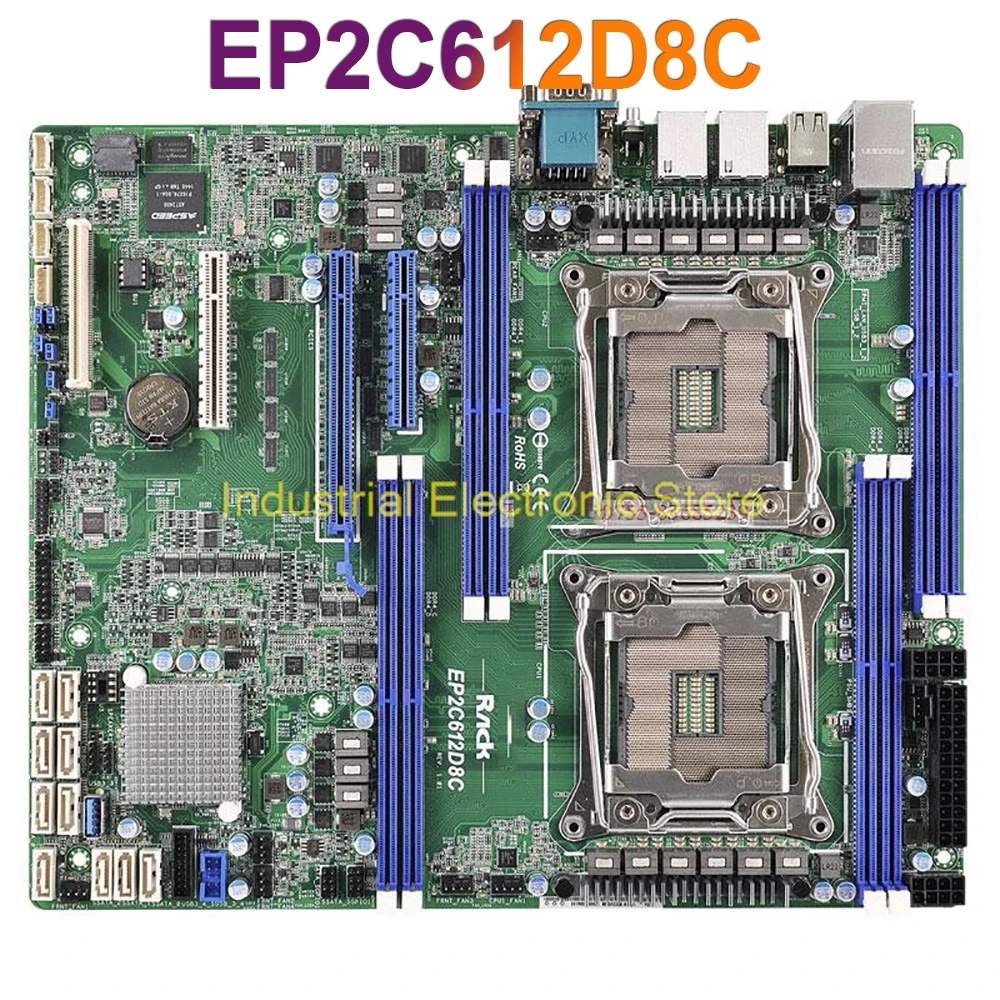 

For ASROCK DDR4 2400 LGA2011 ATX Support Array 5 E5-2600/4600 V3 Server Motherboard EP2C612D8C