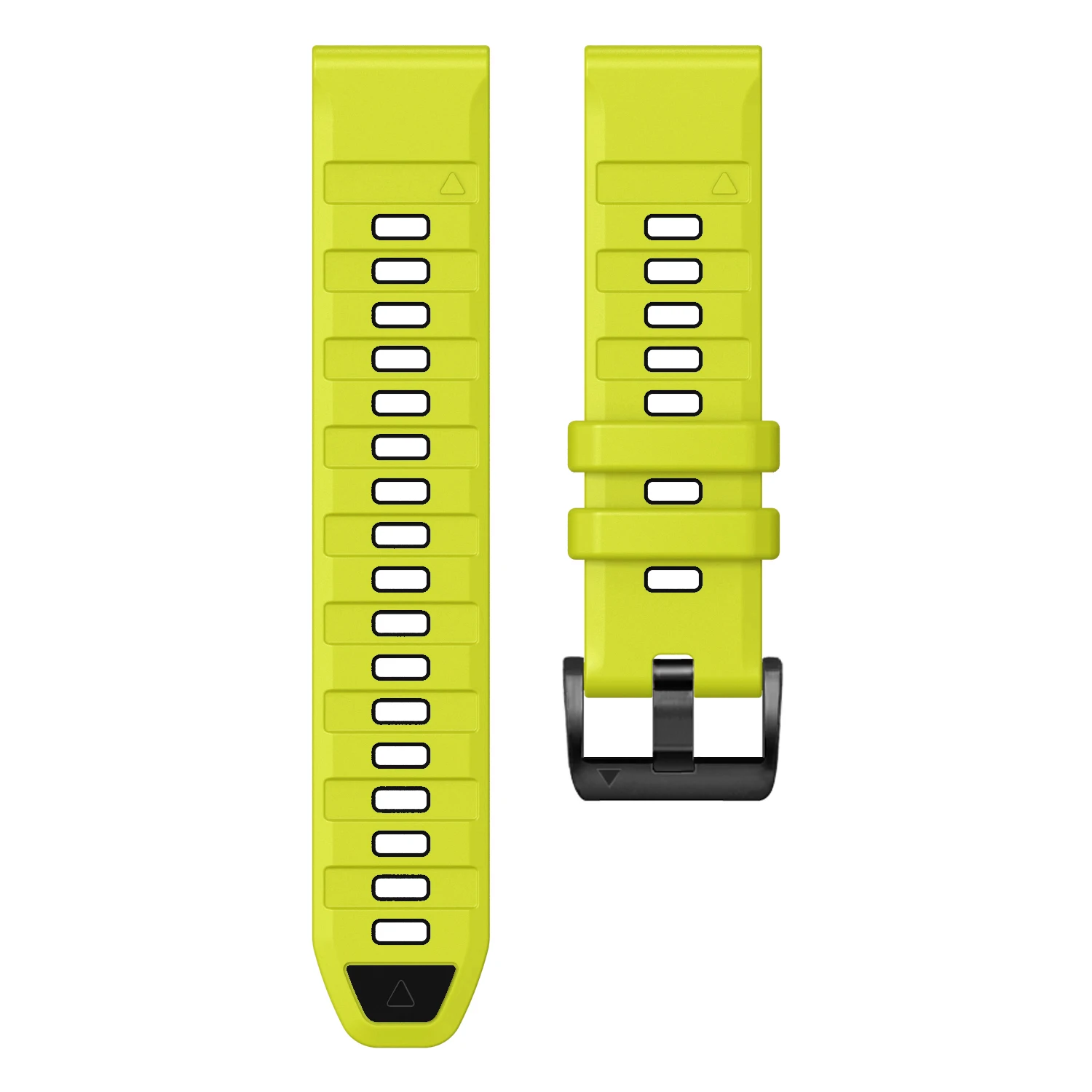 QuickFit 22mm Replacement Watch Band For Garmin Forerunner 970 965 955 945 935 745 MARQ Two-Tone Sport Silicone Strap Bracelet image 2