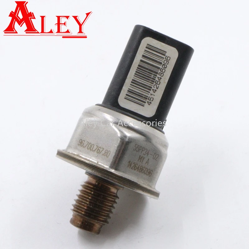 

Original New 55PP34-02 9670076780 1426486096 55PP34-01 Fuel Rail Pressure Sensor For Peugeot 208 308 Citroen C3 C4