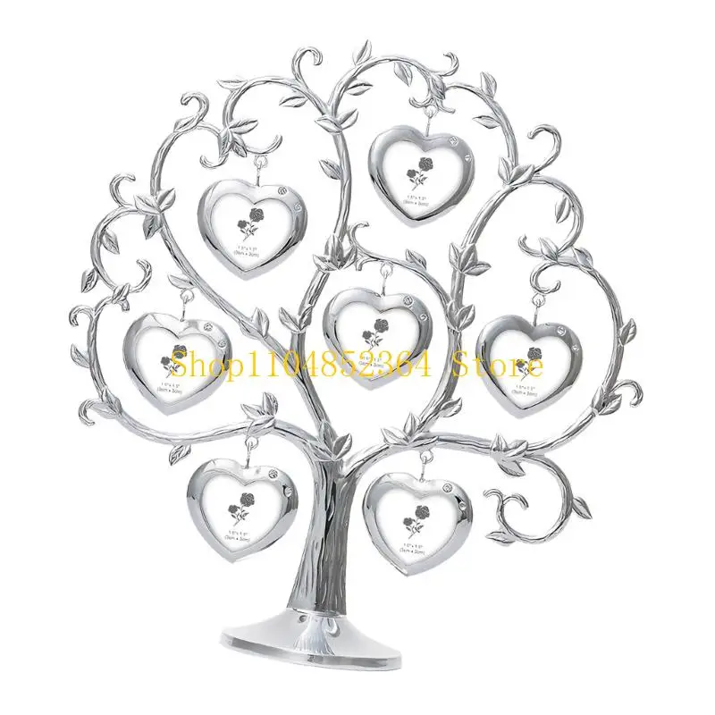 652F Familien-Fotorahmen, Ornament, Stammbaum-Bilderrahmen mit hängendem Bilderrahmen – Detail 5