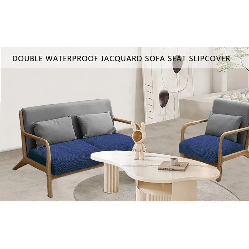Waterproof Jacquard Sofa Seat Cover Pad Case for Living Room Couch Cushion Slipcover 2025 Sofa Protector Home Textile