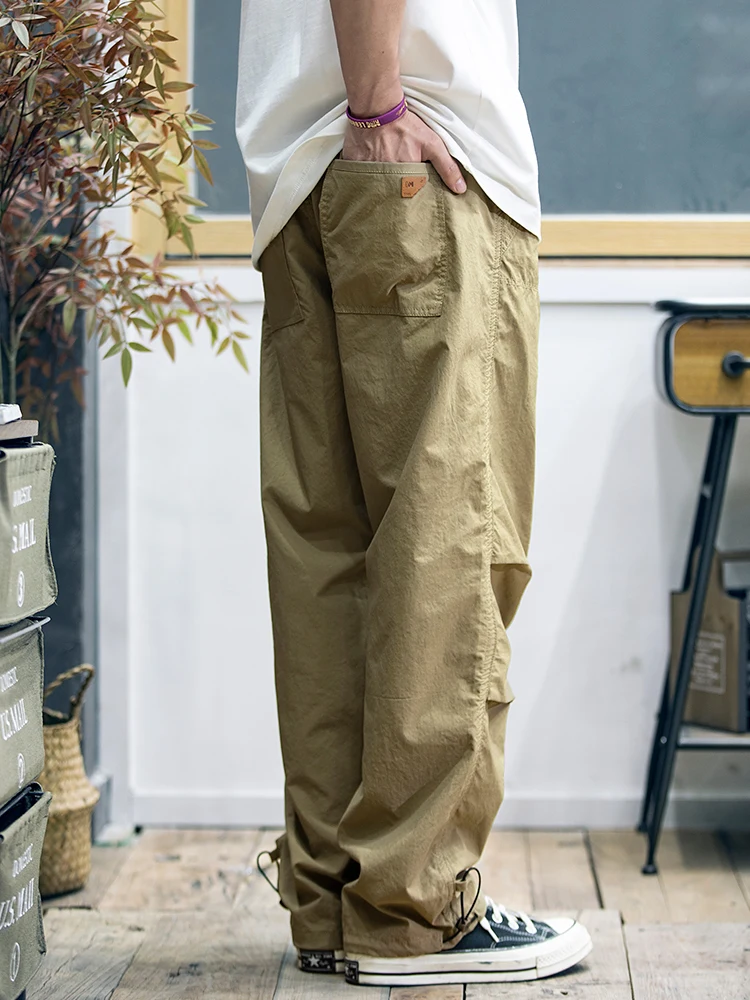 Loose Casual Pants for Men Autumn Outdoor Hiking Mountain Climbing Large Size Straight Tube Soldier Pants American Workwear