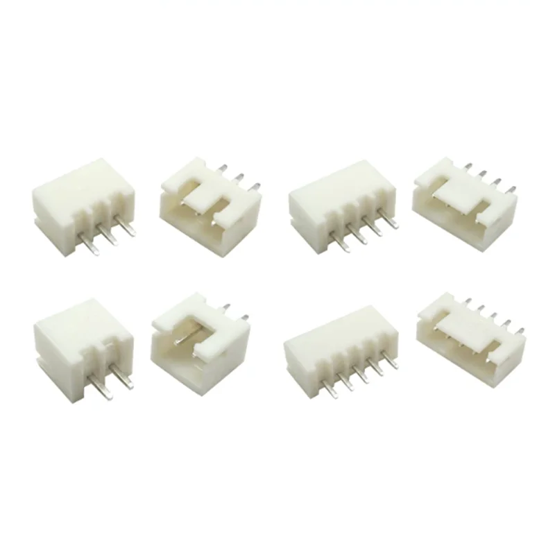 100Pairs(200Pcs) JST XH 2.54mm 2/3/4/5/6/7/8/9/10 Pin Male Plug + Female Socket Housing JST Wire Connectors Adaptor XH 2.54 2p