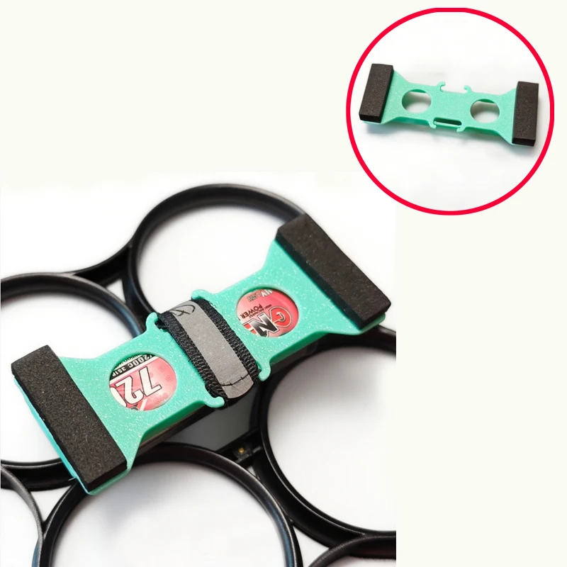 

3PCS For Pavo20 FPV RC Drone Battery Protection Seat 85x20mm Printed Fixed Mount with Sponge Pad Battery Protective Holder