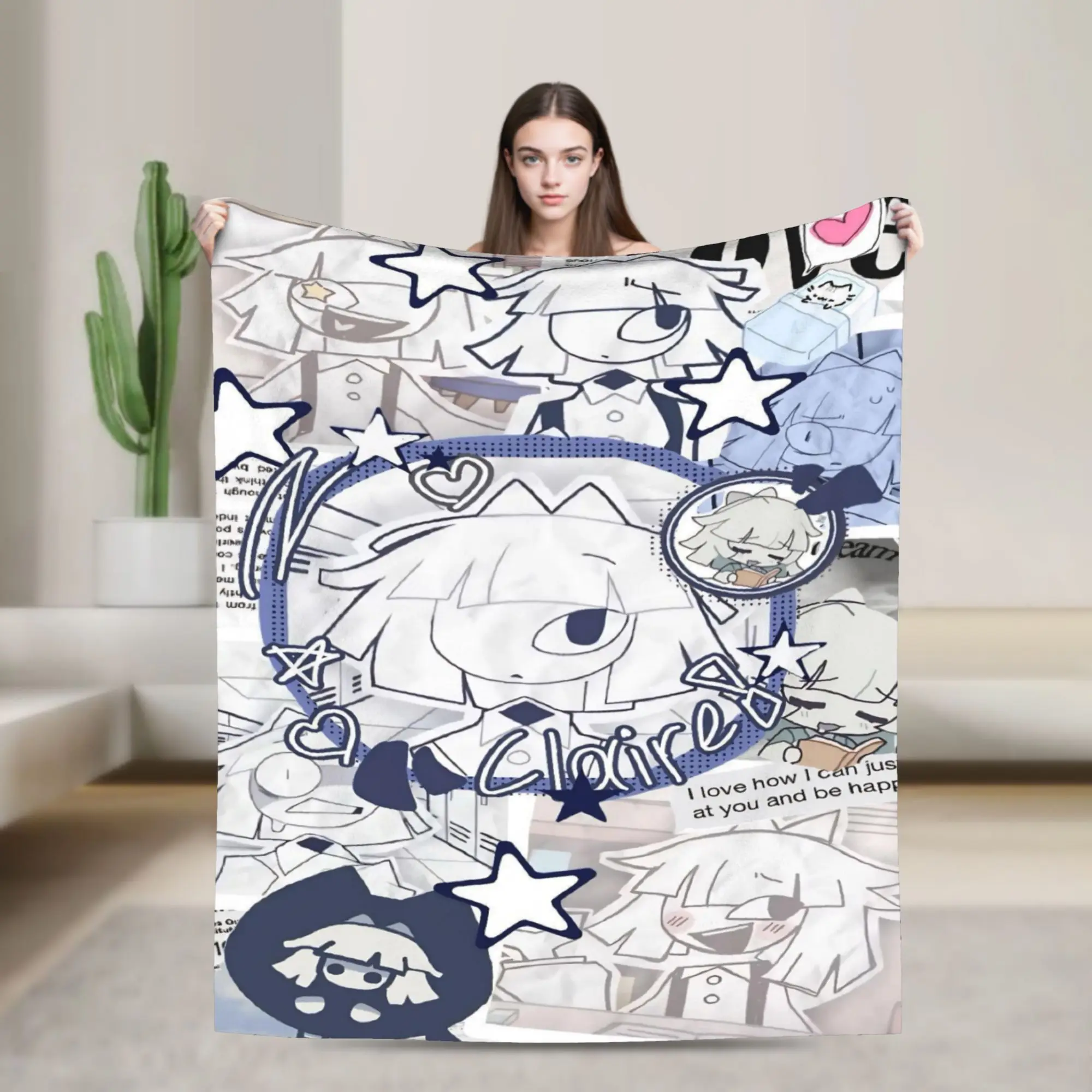 FPE Fundamental Paper Education Stuff Blankets Soft Fleece  Throw Blankets Cozy Bedding Throws