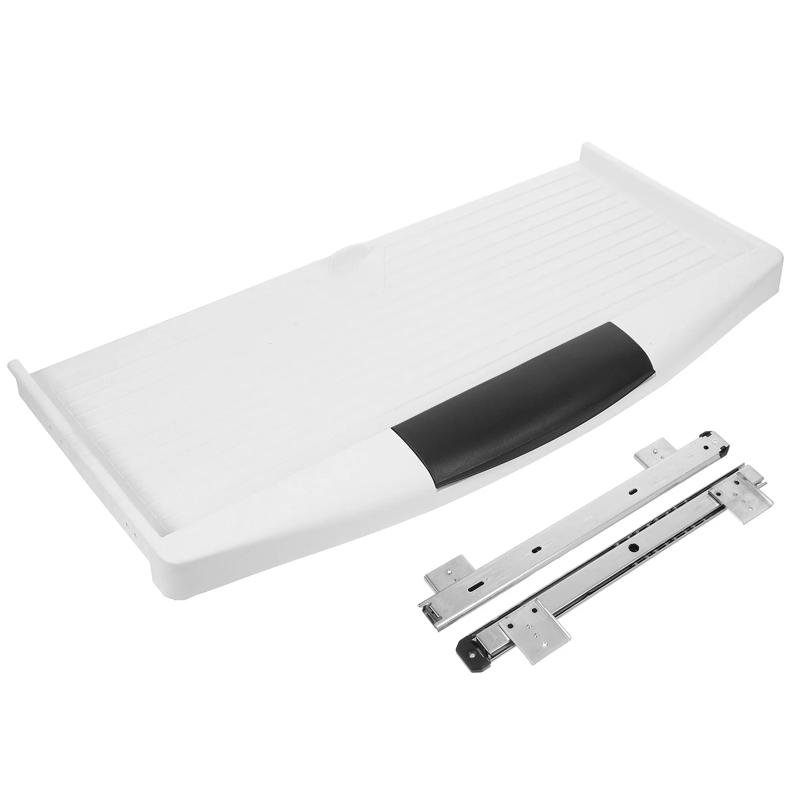 

Подставка для клавиатуры компьютера, регулируемый выдвижной поднос для офиса, дома, рабочего стола, многофункциональная платформа с креплением для ящика, клавиатура