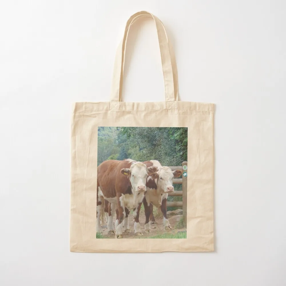 

Herefords on Nature Reserve Tote Bag cloth bag woman personalized canvas Canvas