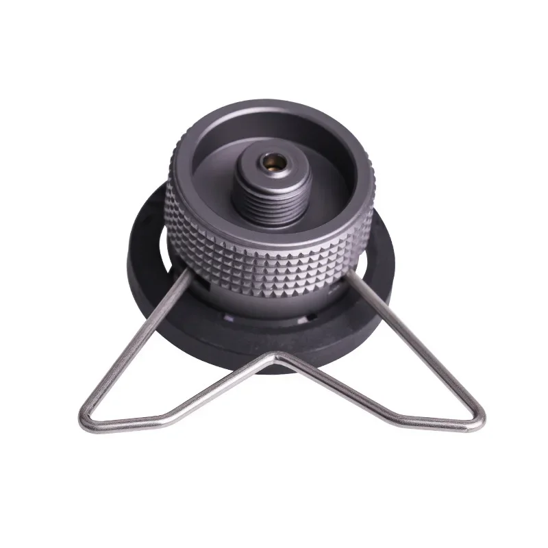 

Outdoor Camping Barbecue Gas Adapter Gas Stove IPB Conversion Threaded Head Connector With Bracket