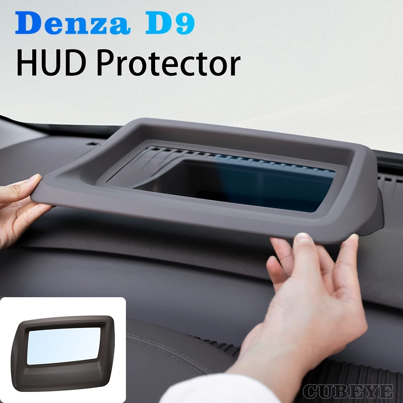 DENZA D9 HUD protective cover,head-up display protective frame, instrument panel,  interior decoration accessories