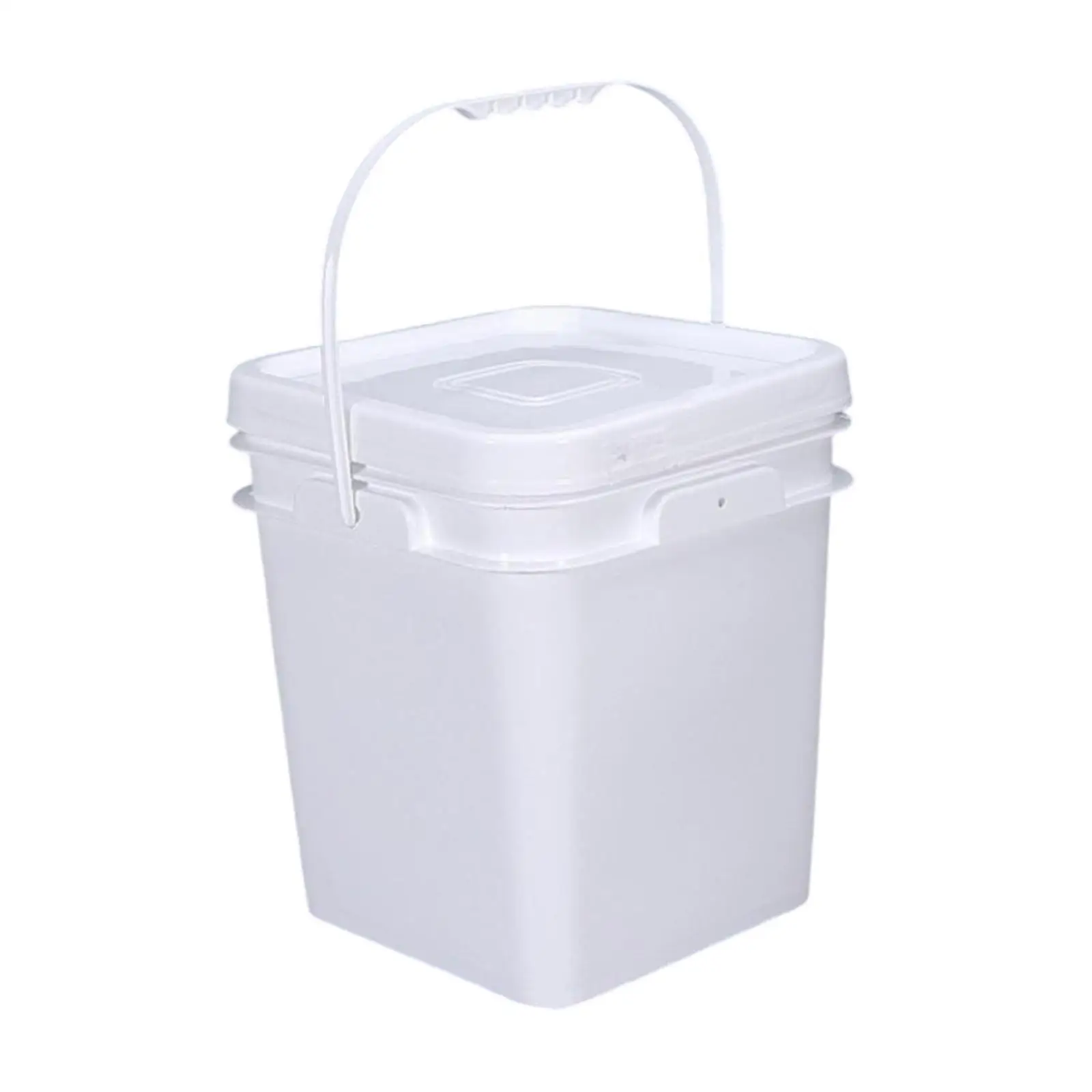Square Bucket Food Storage Bucket for Garage Paint Water Art Crafts Projects