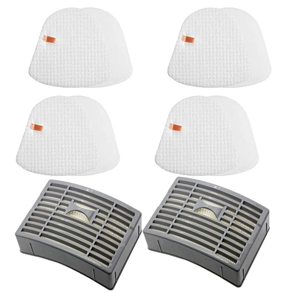 2 HEPA Post Filters and 4 Foam Felt Filters for Shark For Navigator NV586 NV581 NV585 NV580 DLX Upright Vacuum Cleaner