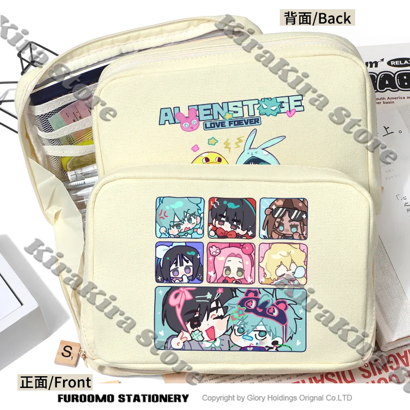 

Till Alien Stage Storage Bag Anime Mizi Sua Ivan Hyuna Luka Pencil Box Cosplay Large Capacity School Supplies Gifts Adorable