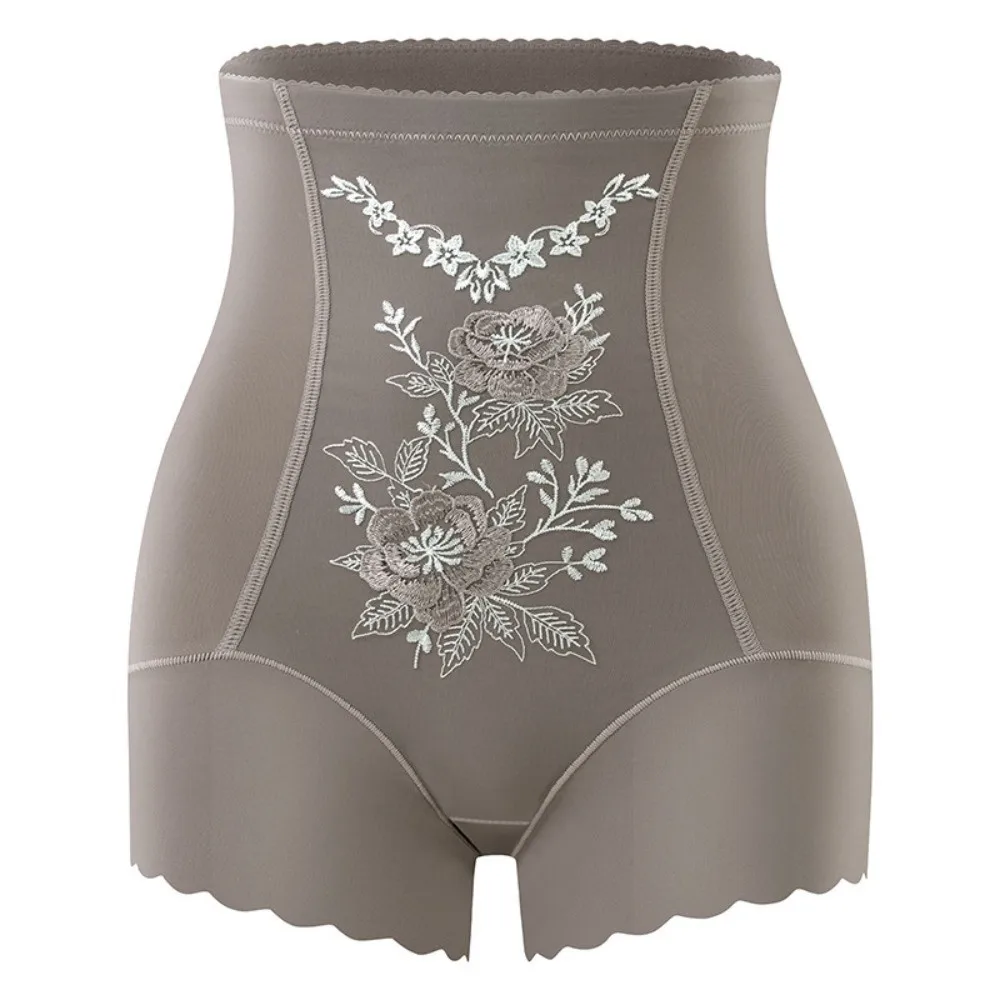 

High Waist Postpartum Body Shaper Shapewear Floral Panties Butt Lifter Briefs Waist Trainer Belly Contracting
