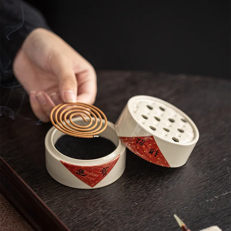 Fortune Themed Incense Burner for Home Ideal for Creating Pleasant Ambiance and Adding Festive Charm To Living Spaces