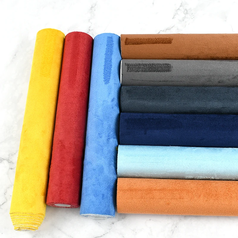 

20*30/70cm Suede Self-adhesive Velvet Fabric Car Interior Stretch Cloth Synthetic Leather Fabrics Door Decor Workbench Sticker