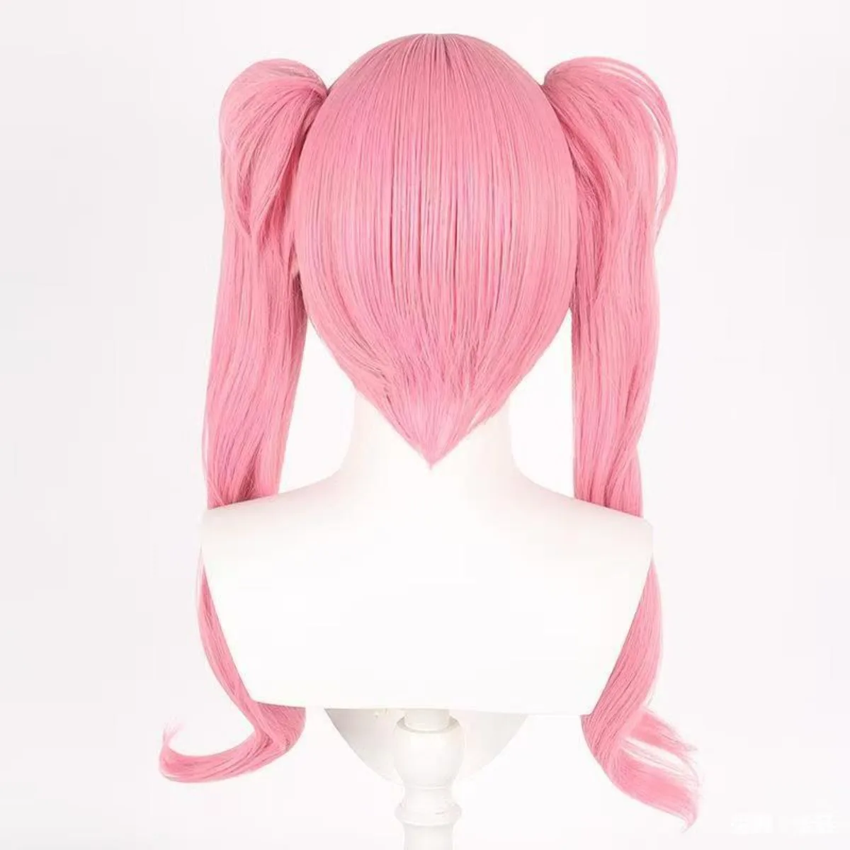 Li Tianxi Cosplay Wig from Link Click: Pink Hair with Versatile Twin Tails Full Wig Set