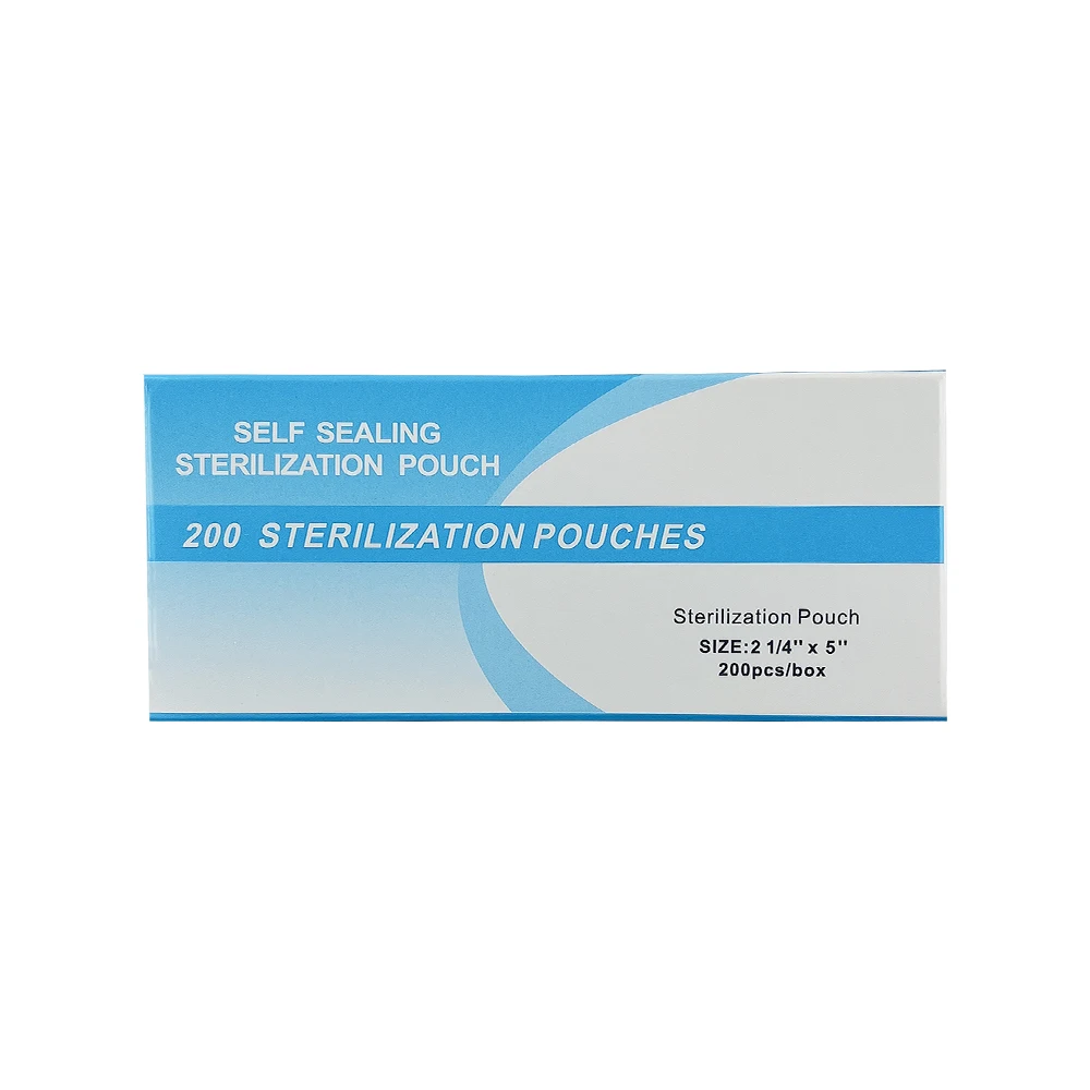 200pcs/box Self-Sealing Sterilization Pouch for Tattoo Dental Nail Dentistry  Accessories Tools Disposable Self-adhesive Bags