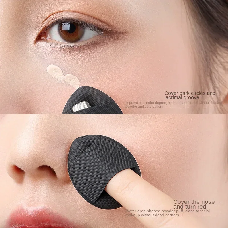 جديد 1/10/20 قطعة إسفنجة مكياج تفاصيل إصبع صغير نفخة الأساس مسحوق الوجه المخفي كريم مزيج أدوات مكياج مستحضرات التجميل