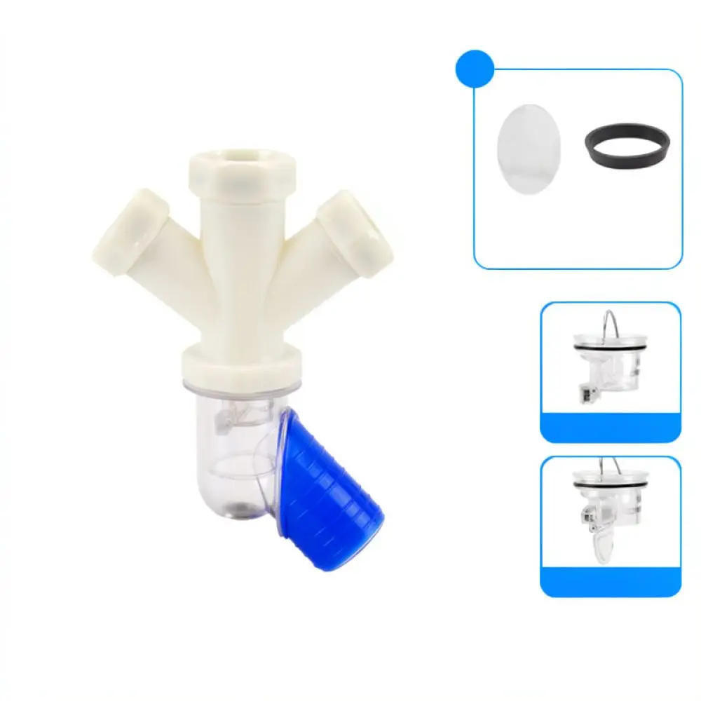 PVC 50mm Drain Pipe Fitting 45 Degree Wall Connection Adapter For Kitchen Sink Bathroom Basin Sanitary Sewer Water Joint